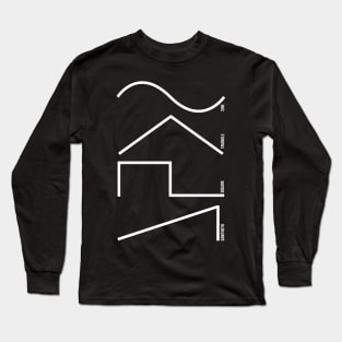 wave form Long Sleeve T-Shirt